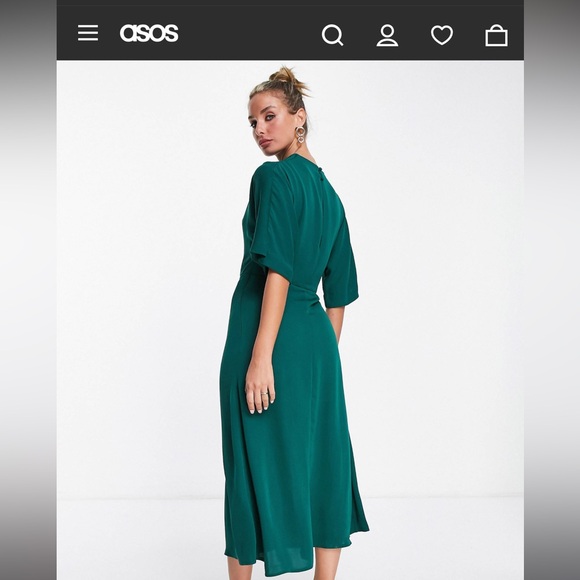 Green NWT ASOS Dress - Picture 2 of 4